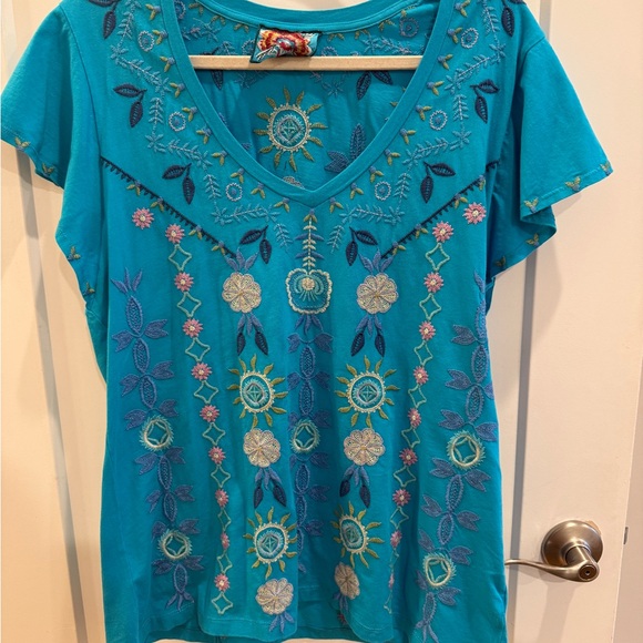 Johnny Was Tops - Johnny Was flutter sleeve top